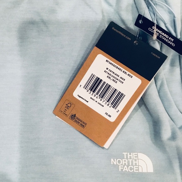 NWT The Northface Joggers XXL Canyonlands Light Blue Plus Size Sweat Pants - Picture 15 of 15
